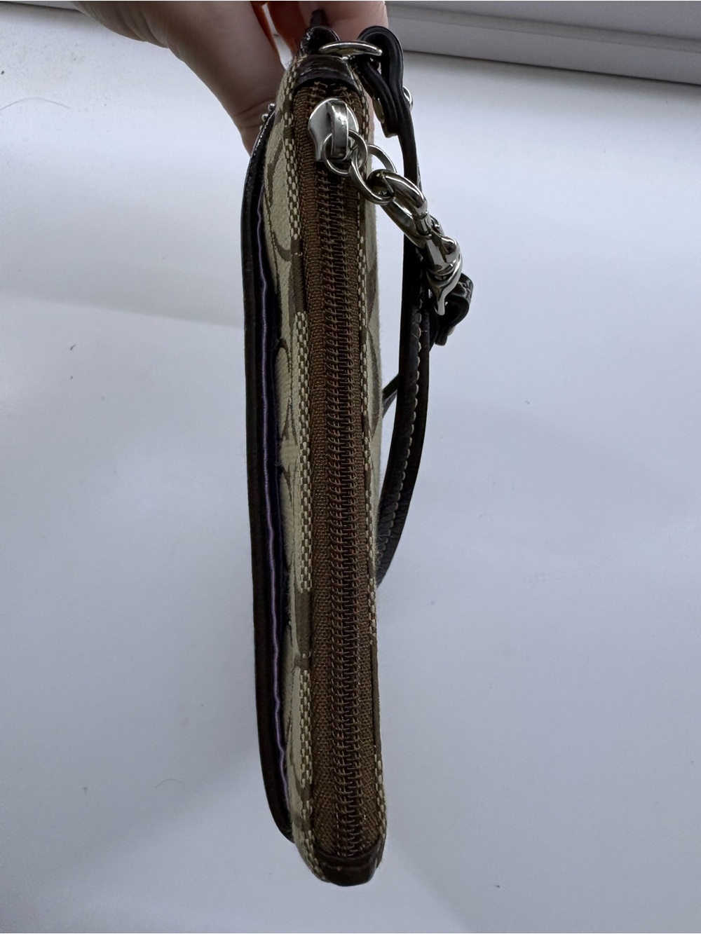 Coach Signature Wristlet - Picture 8 of 8